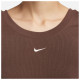 Nike Γυναικεία κοντομάνικη μπλούζα Sportswear NK CHLL KNT MRIB SS Top